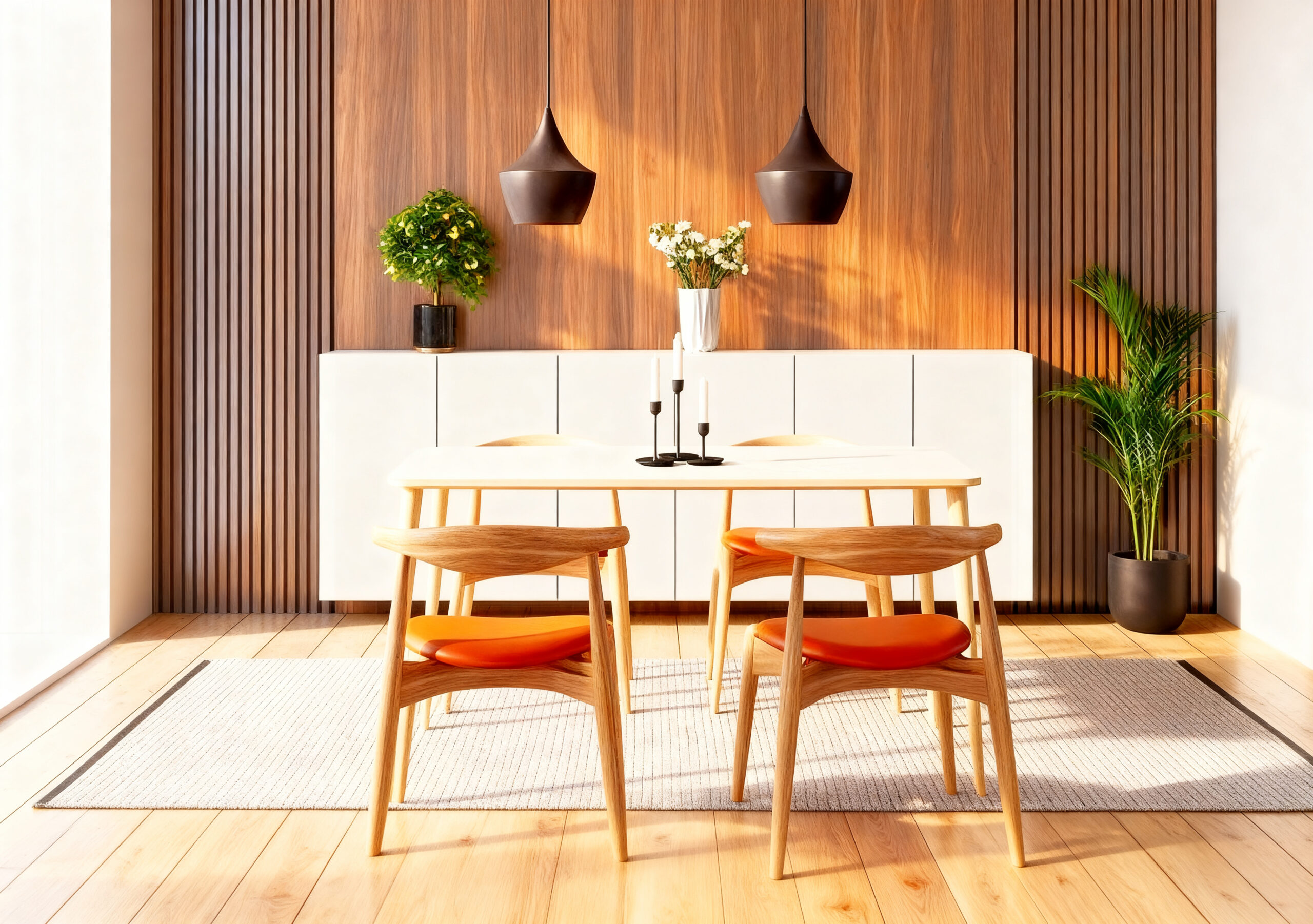 tấm ốp gỗ than tre phòng khách hiện đại bền đẹp thân thiện môi trường