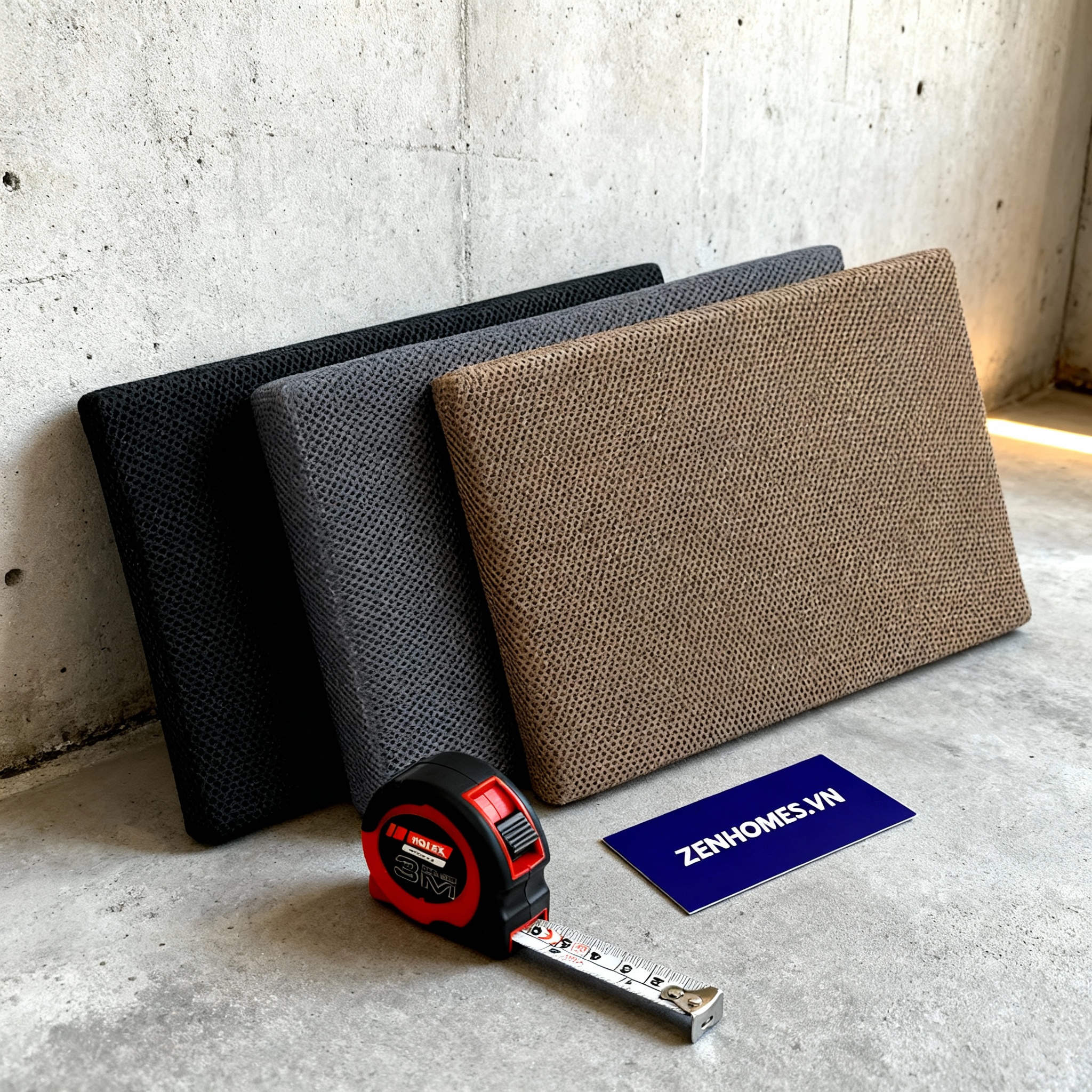 tấm tiêu âm bọc nỉ