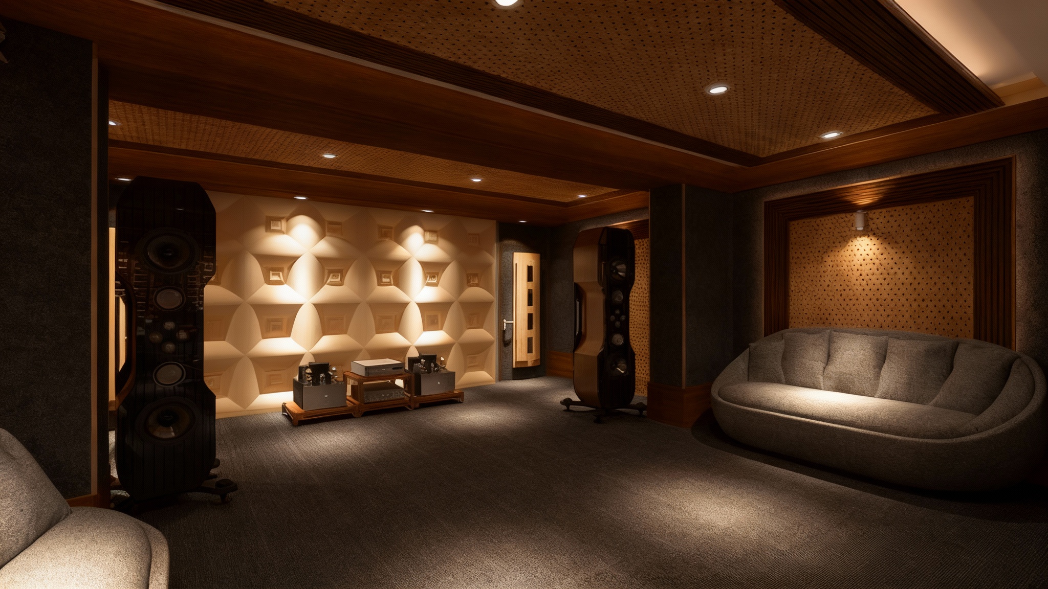 tấm tiêu âm phòng giải trí