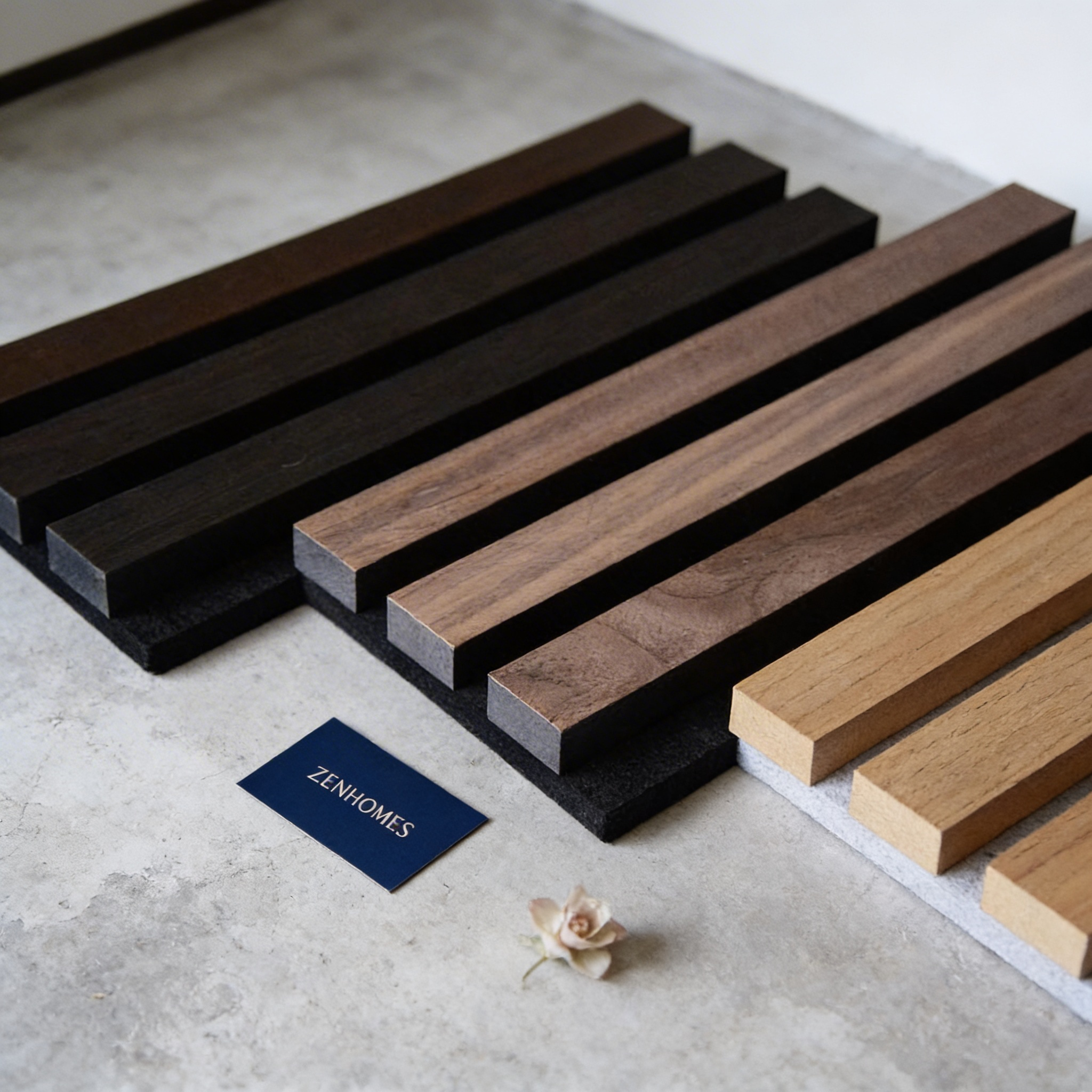 Tấm trang trí tiêu âm Panel vân gỗ sang trọng cho không gian nội thất hiện đại.