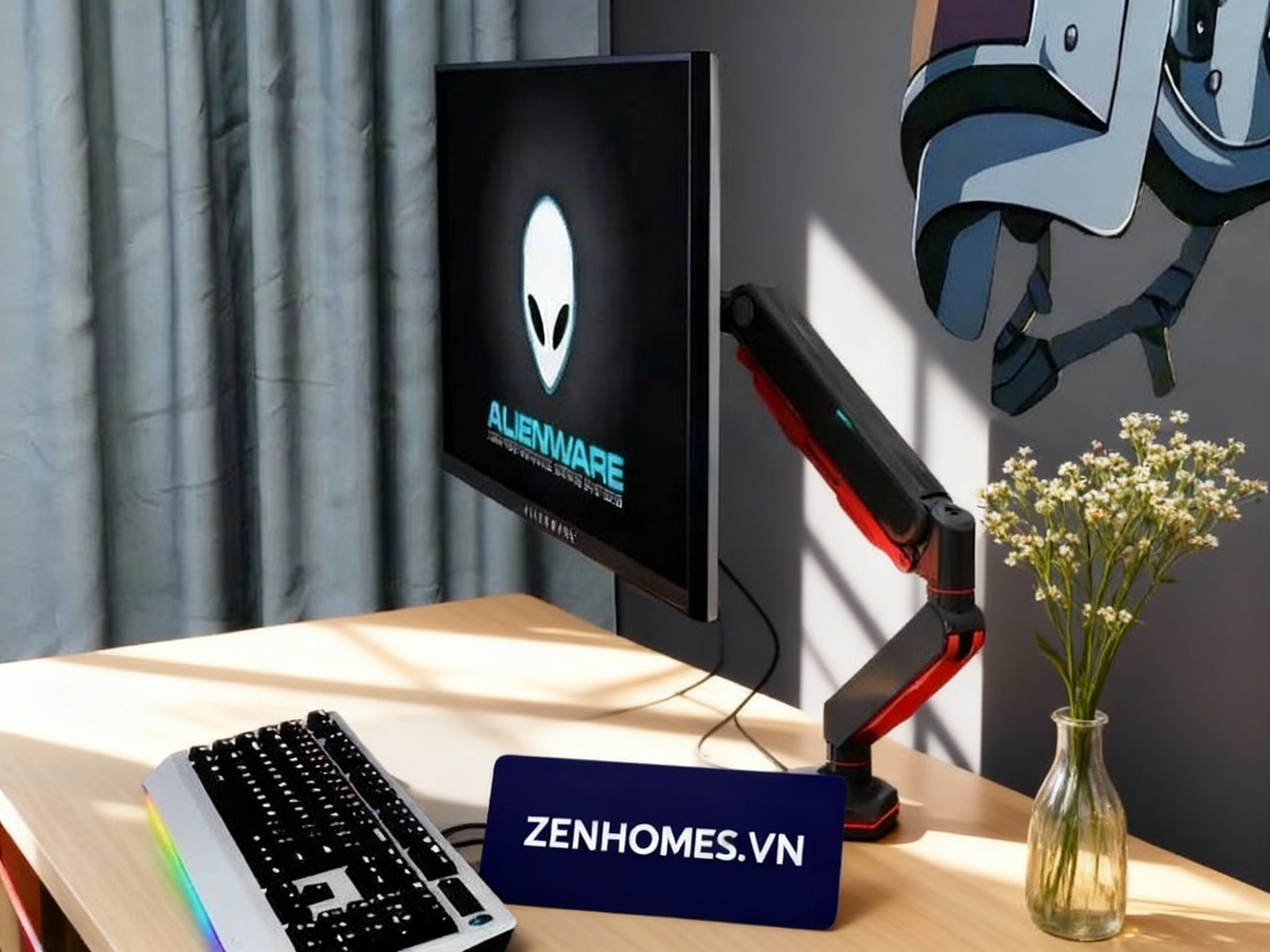 tay nâng màn hình