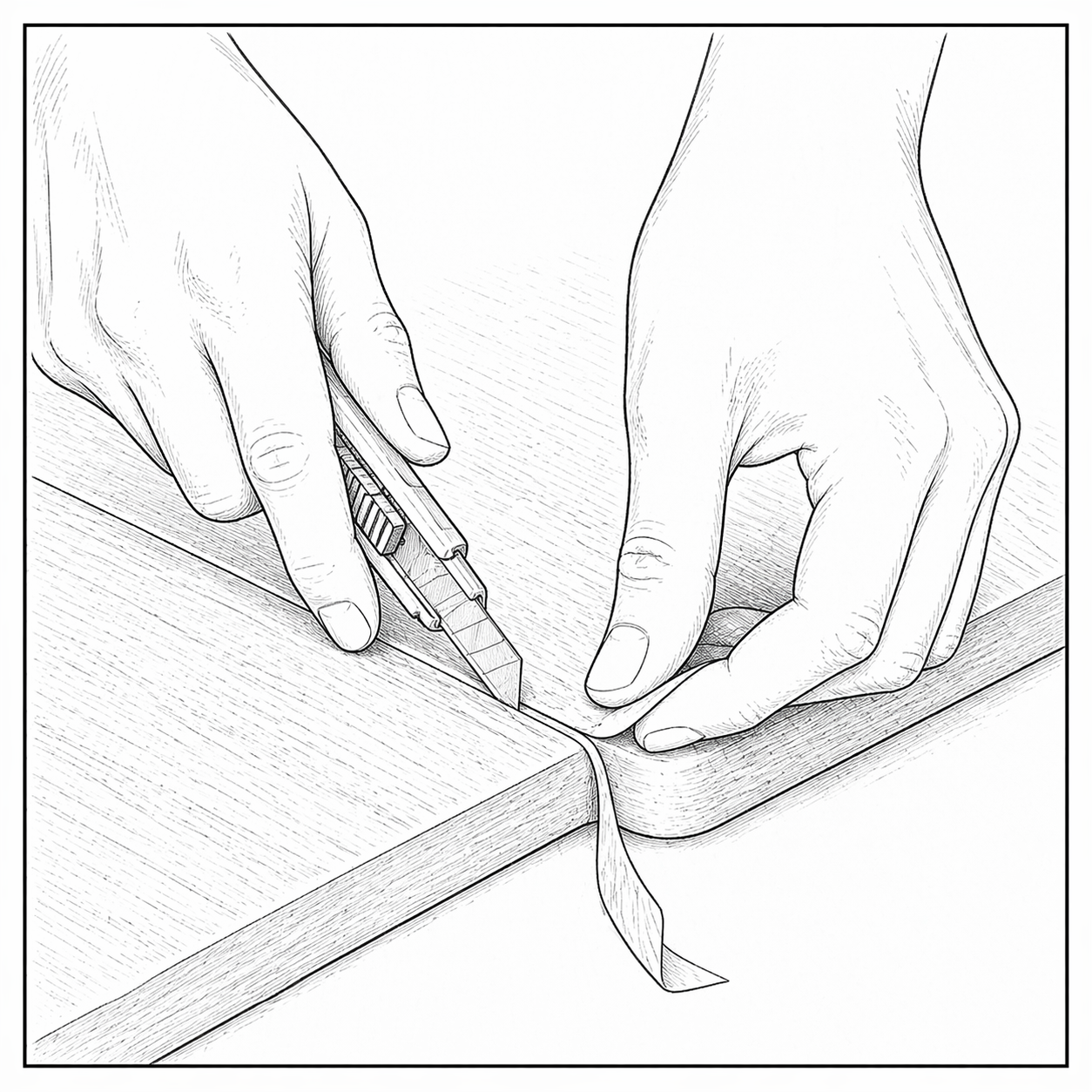 thi công phím dán cắt tỉa chính xác đảm bảo hoàn thiện thẩm mỹ