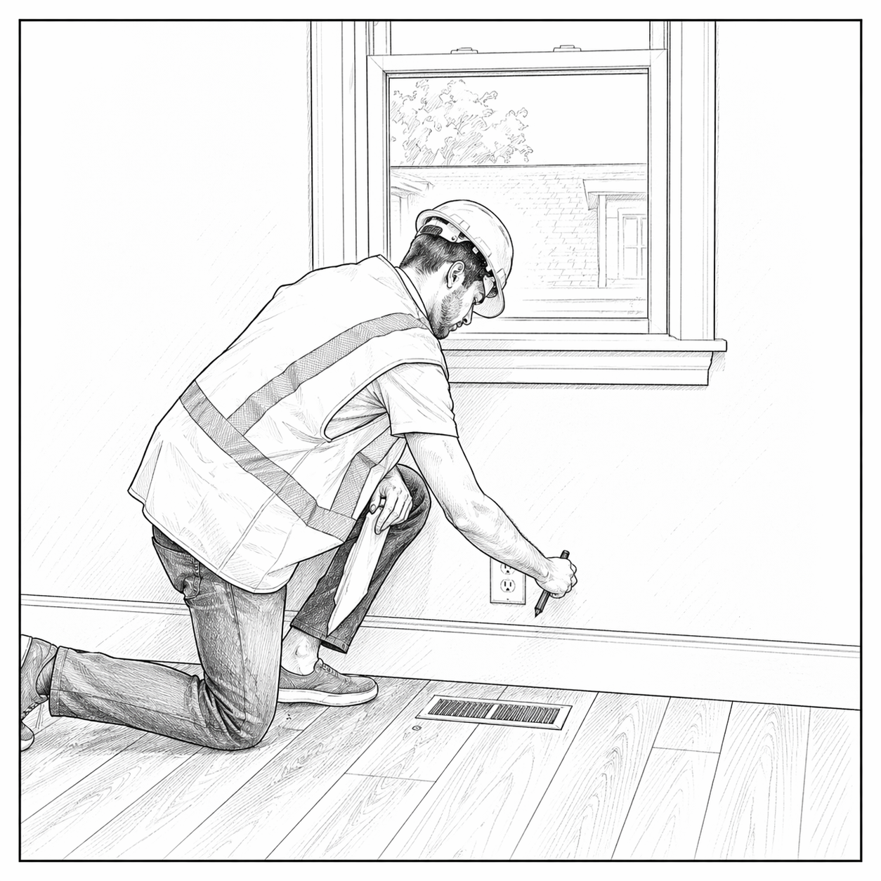 thi công phím dán đo đạc chính xác đảm bảo thi công đúng kỹ thuật