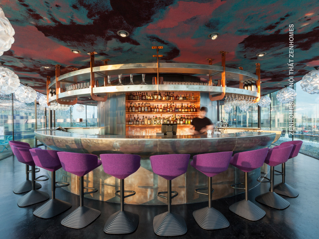 thiết kế nhà hàng Craft London Bar 