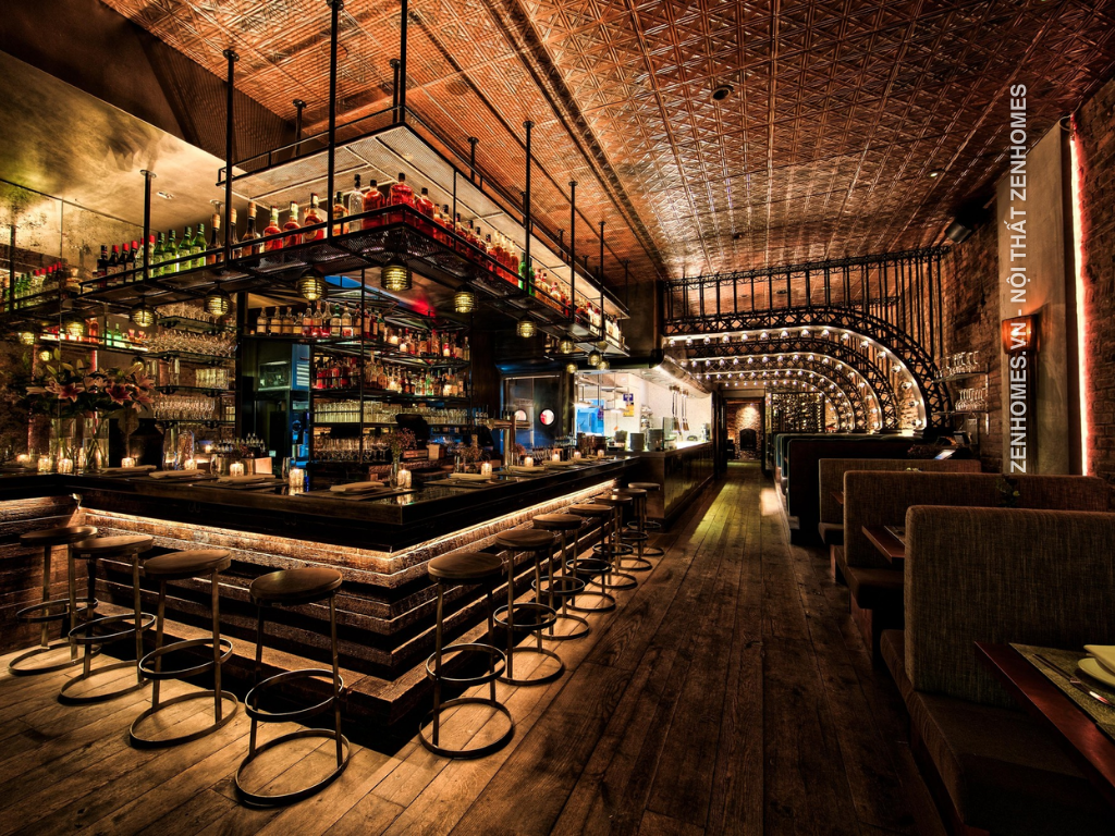 thiết kế nhà hàng Kat & Theo