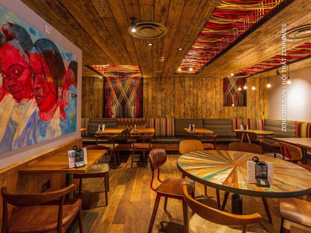 thiết kế nhà hàng Nando’s Harrogate