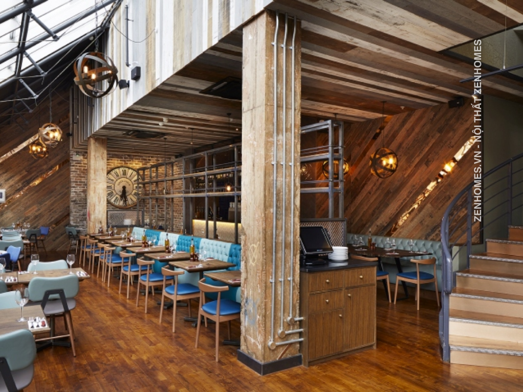 thiết kế nhà hàng Wildwood Kitchen