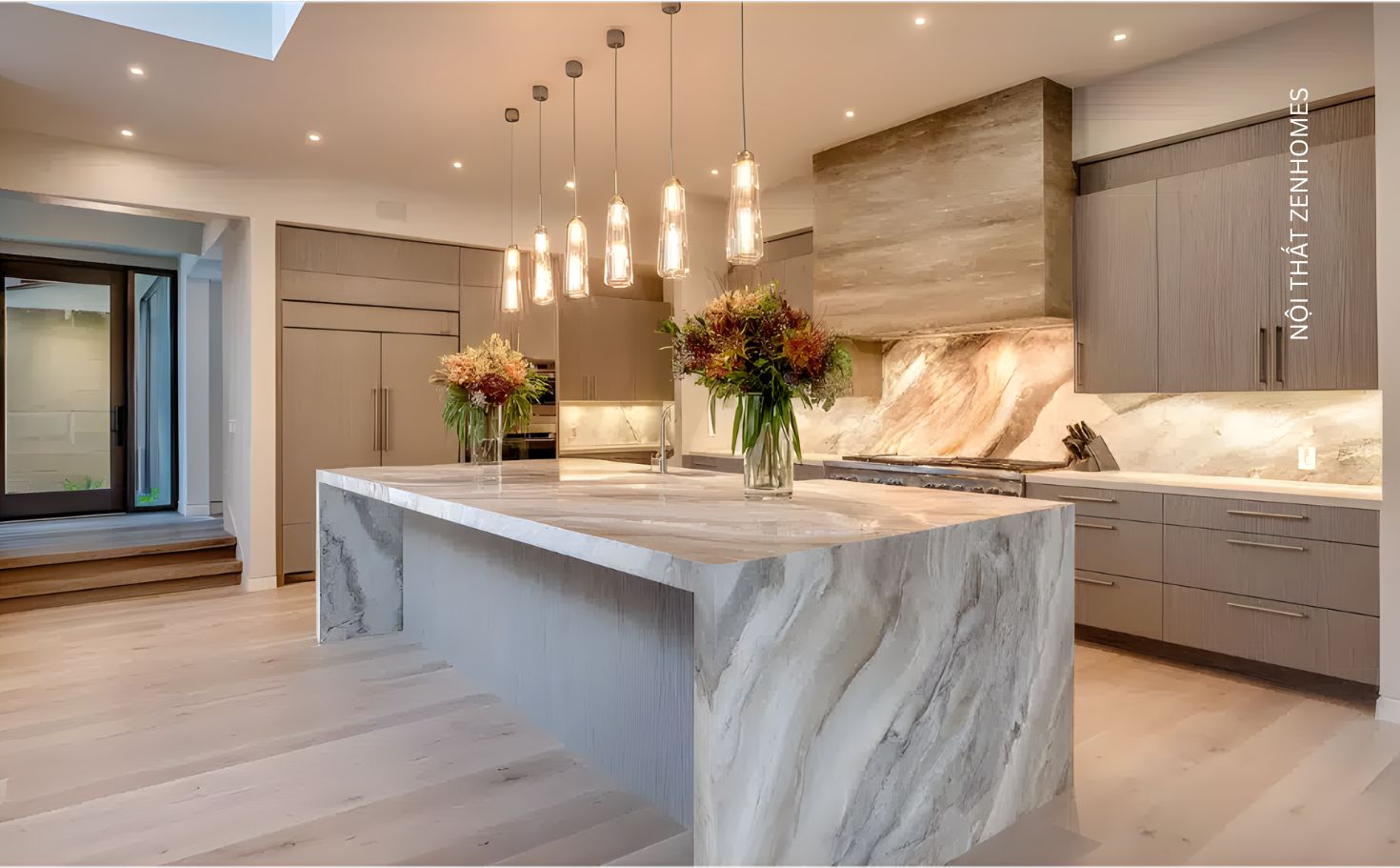 thiết kế phòng bếp đẹp đơn giản​