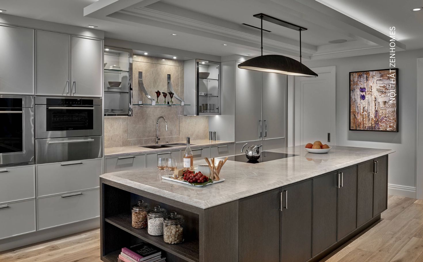 thiết kế phòng bếp đẹp đơn giản​