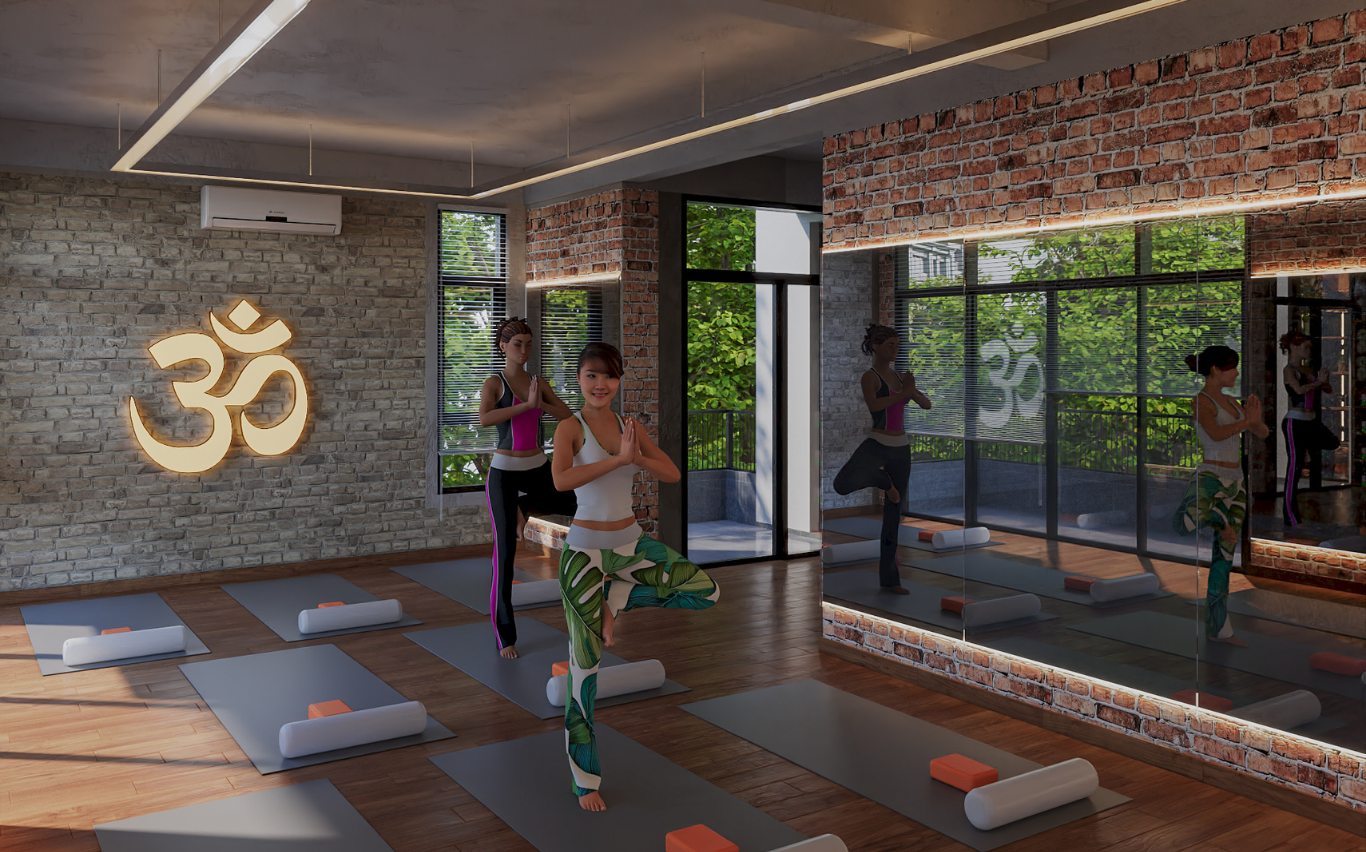 Thiết kế phòng gym Long Thành Riverside