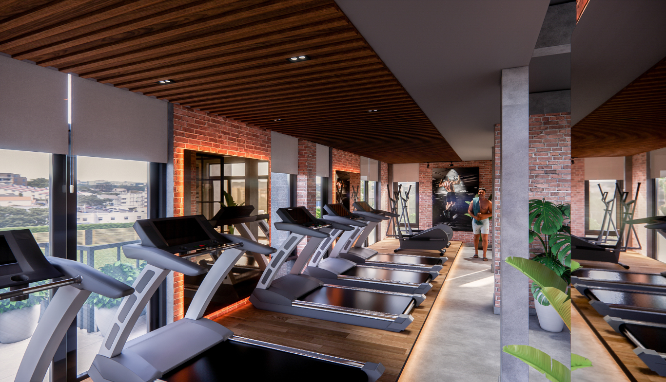 Thiết kế phòng gym Long Thành Riverside