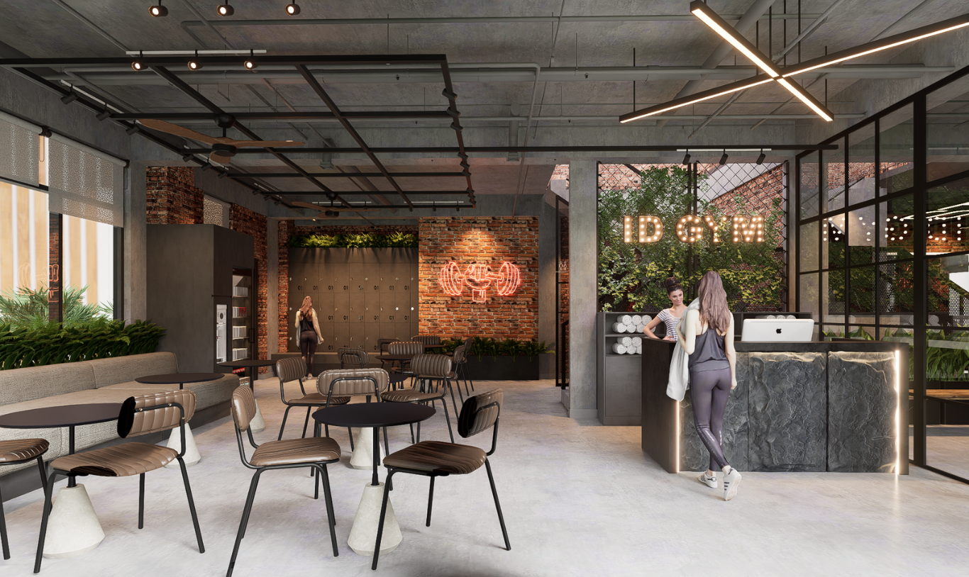 Thiết kế phòng gym Long Thành Riverside