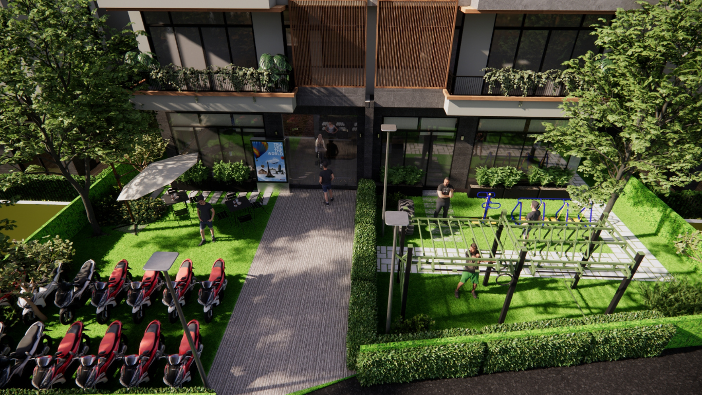 Thiết kế phòng gym Long Thành Riverside