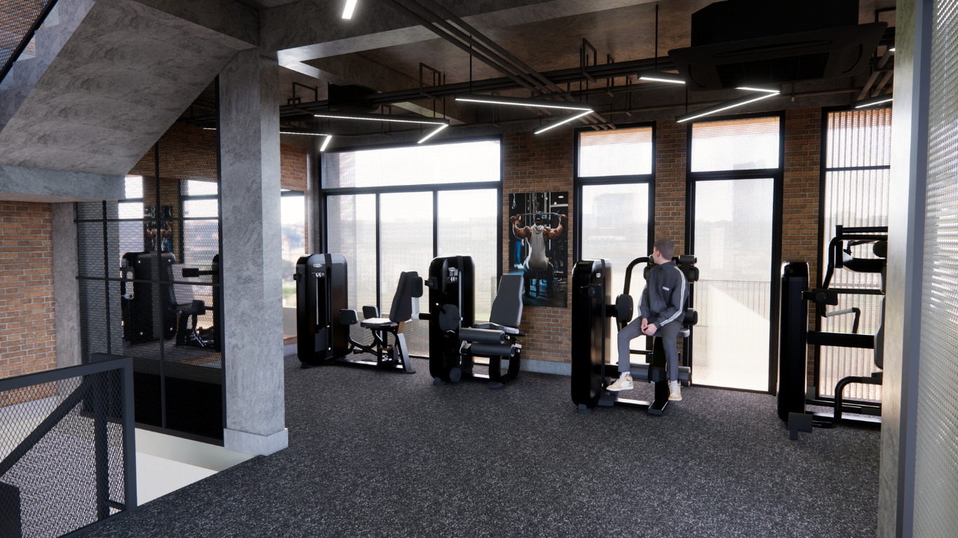 Thiết kế phòng gym Long Thành Riverside