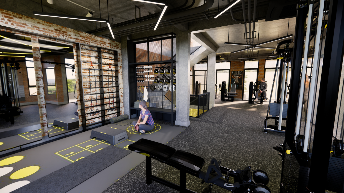 Thiết kế phòng gym Long Thành Riverside