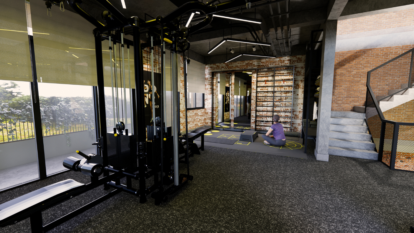 Thiết kế phòng gym Long Thành Riverside