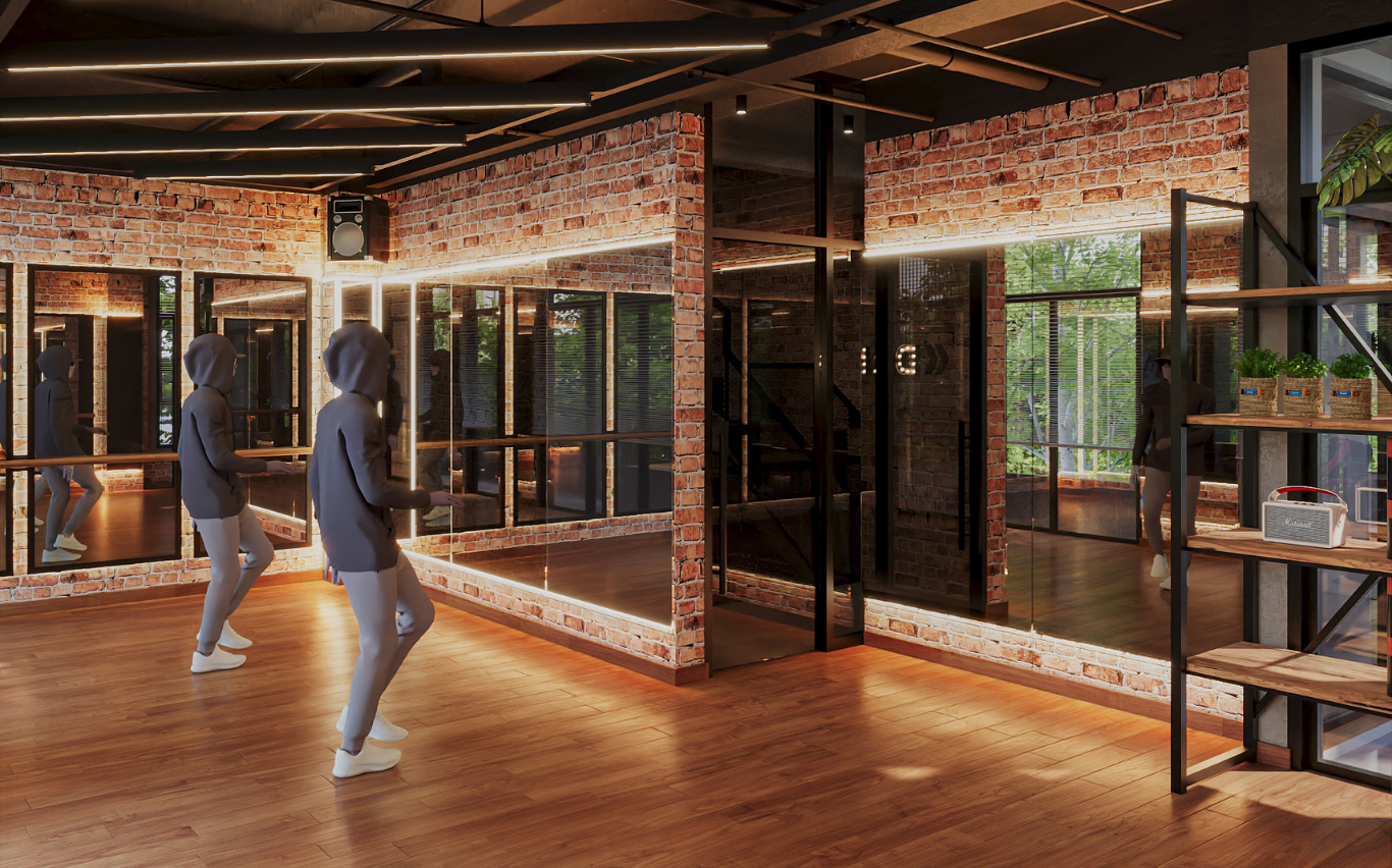 Thiết kế phòng gym Long Thành Riverside