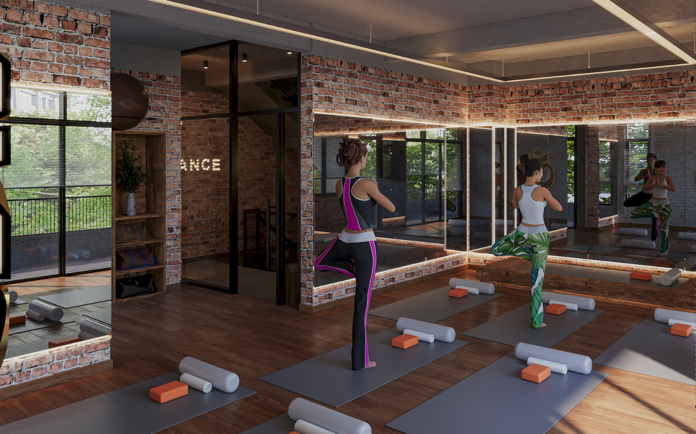 Thiết kế phòng gym Long Thành Riverside