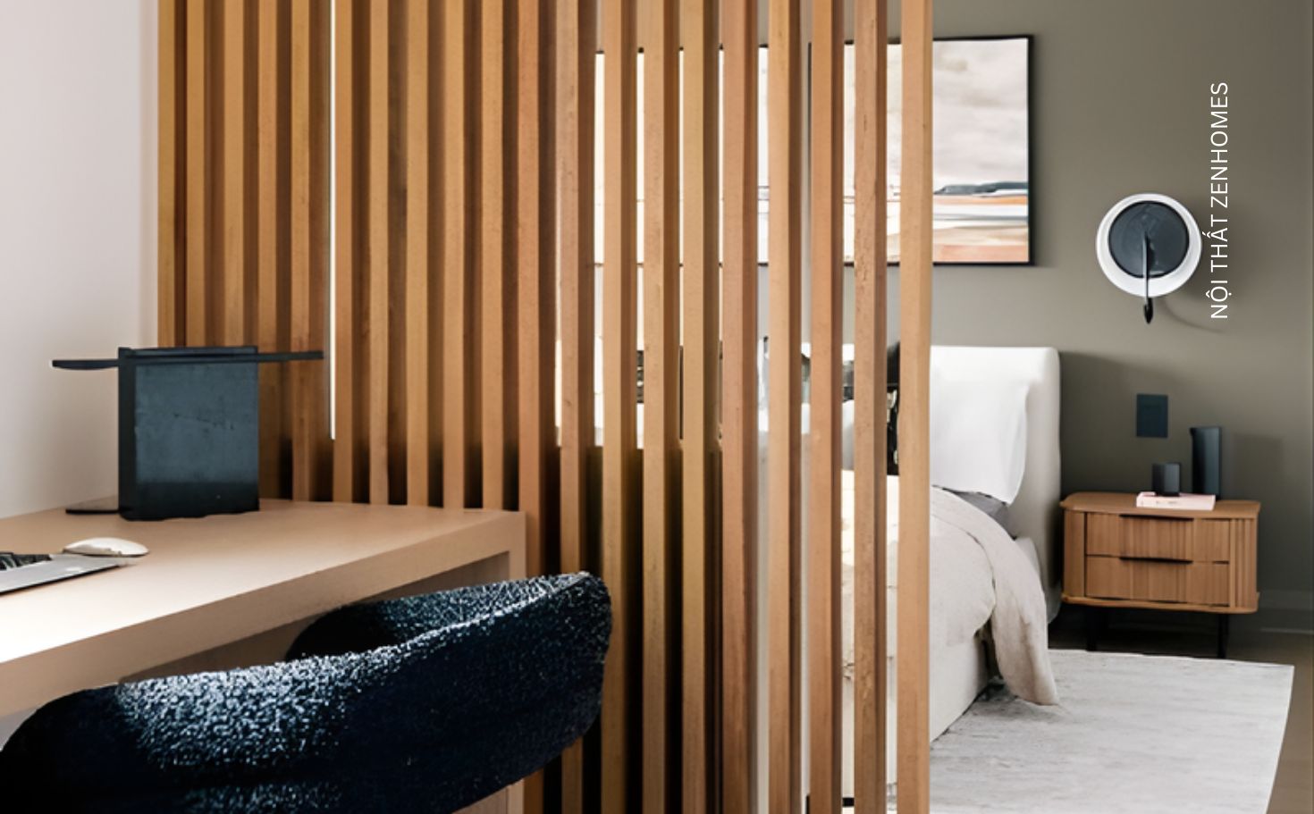 Vách ngăn gỗ công nghiệp