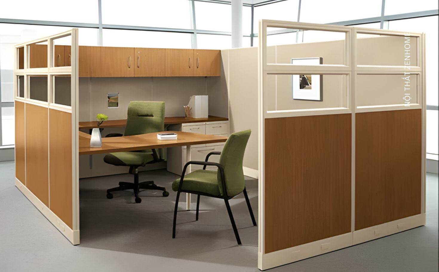 Vách ngăn gỗ công nghiệp
