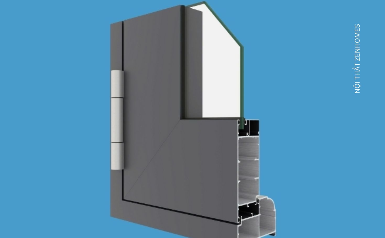 Vách ngăn nhôm kính