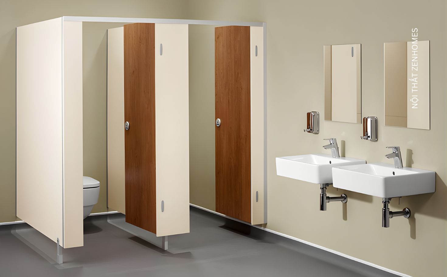 Vách ngăn vệ sinh