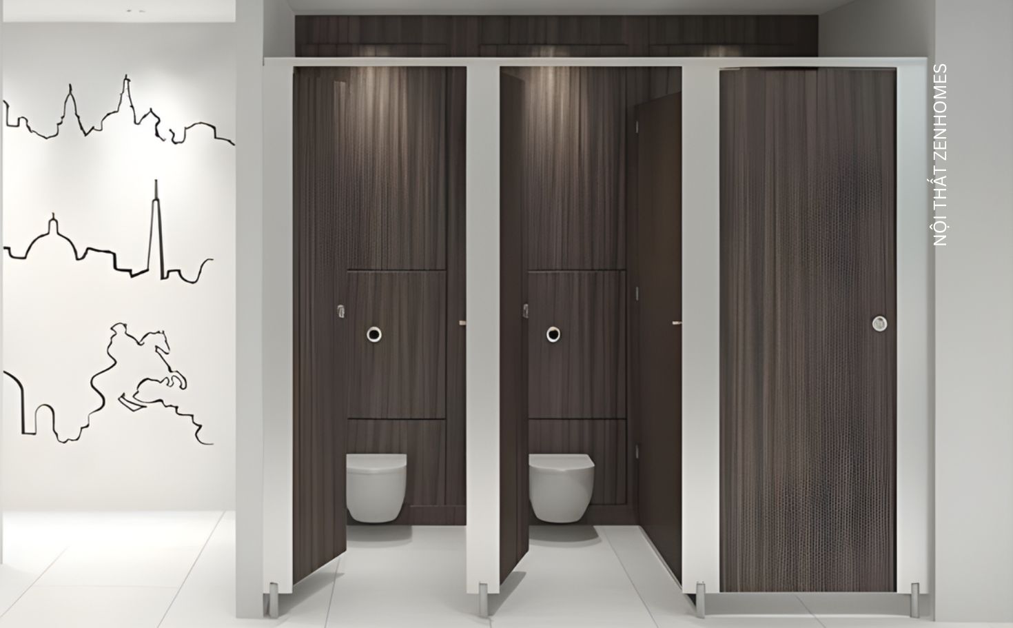 Vách ngăn vệ sinh