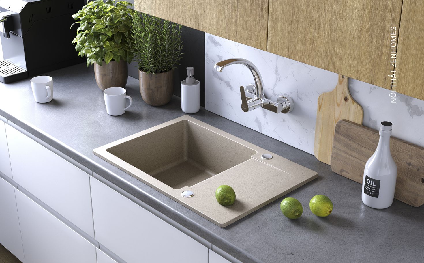 Vòi rửa âm tường